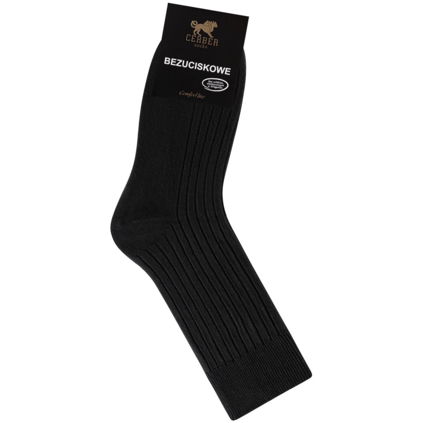 Skarpety bezuciskowe - Comfort Line - czarny