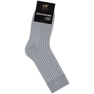 Skarpety bezuciskowe - Comfort Line - szaro niebieski