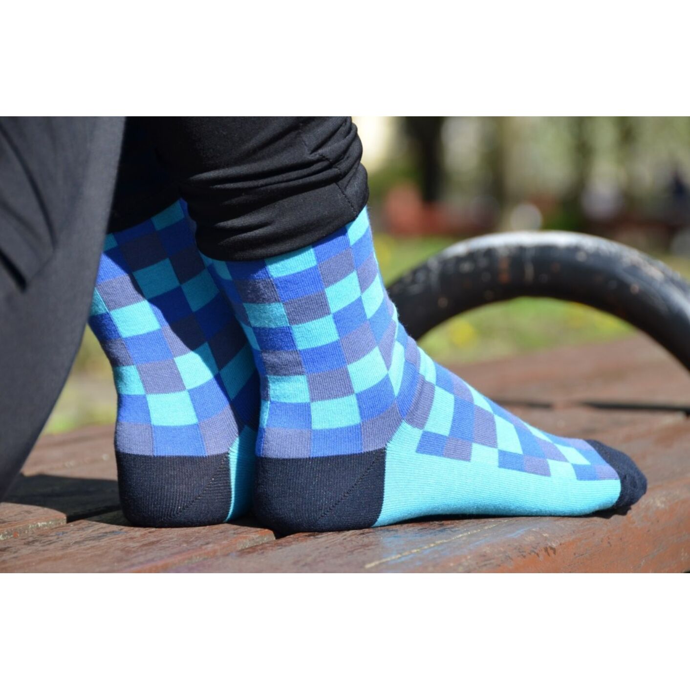 Skarpety Kratka Niebieska