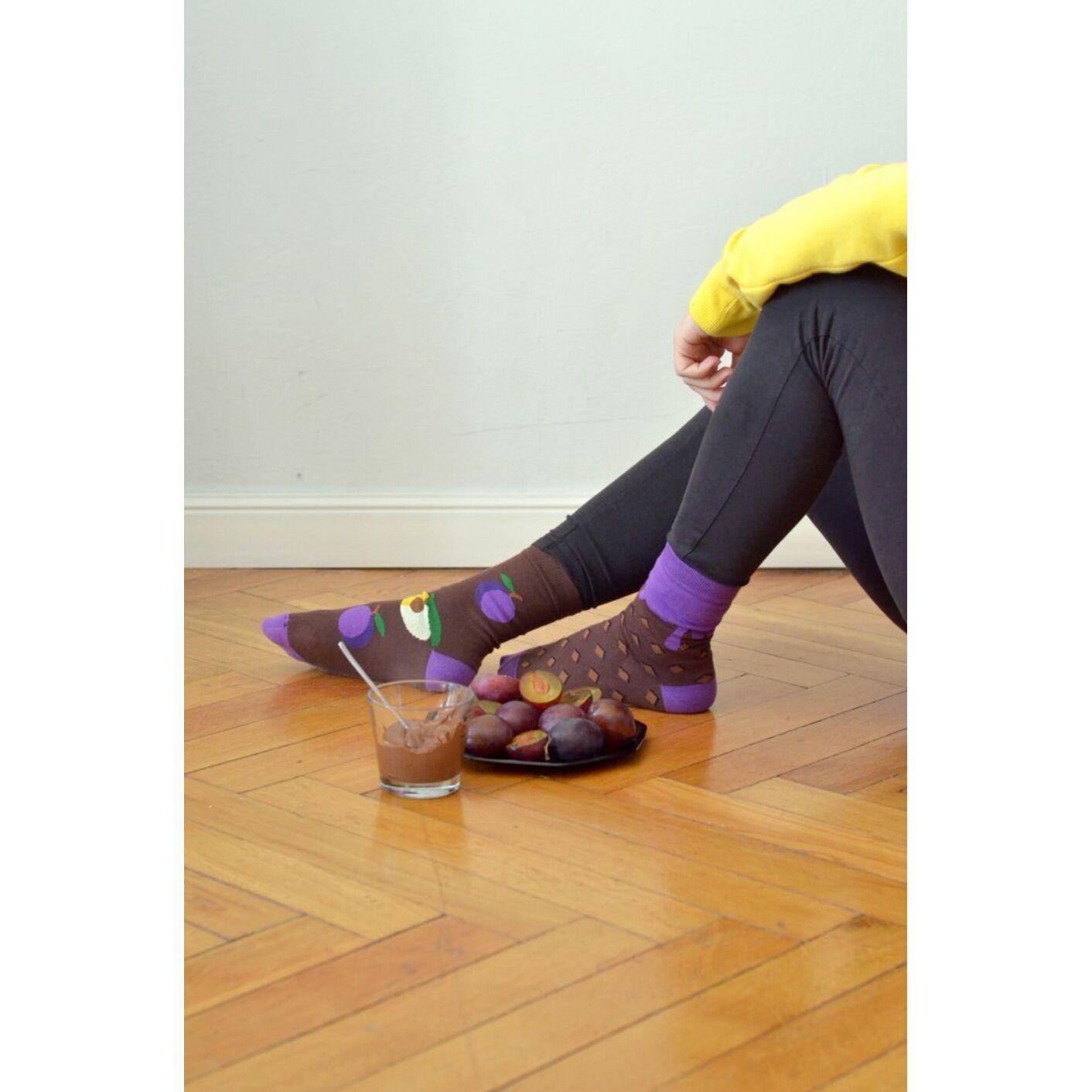 Skarpety Śliwka w Czekoladzie