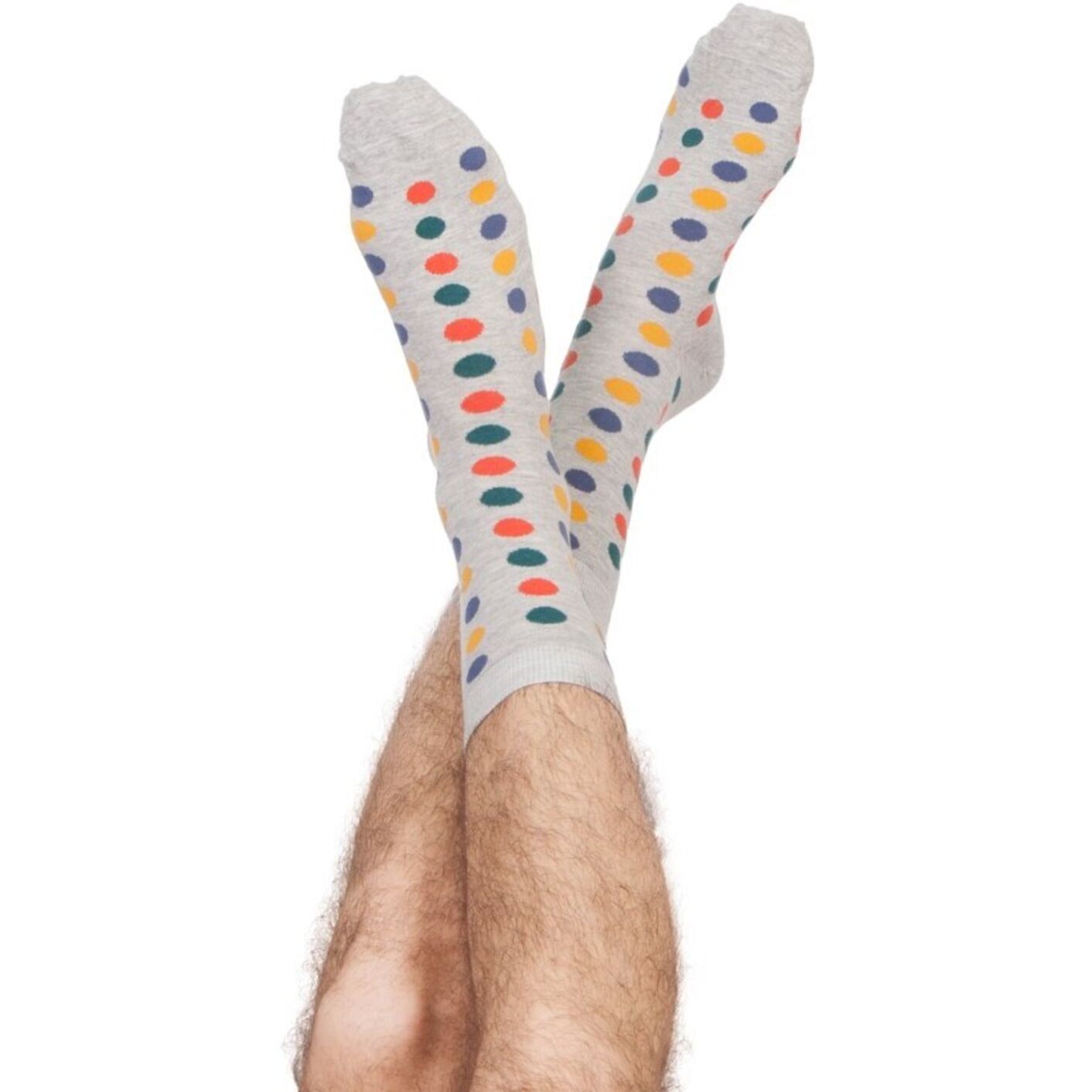 Skarpety w Duże Kolorowe Kropki