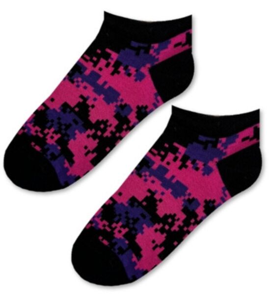 Stopki Cyfrowy Kamuflaż z Fioletem