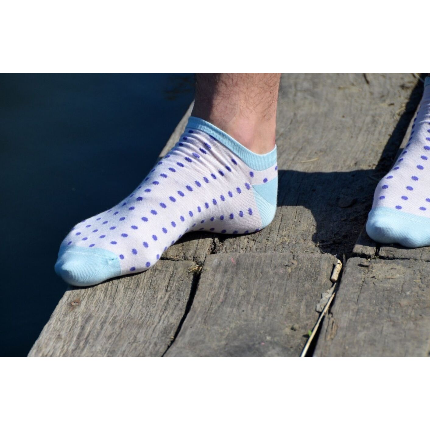 Stopki Kropki Fiolet