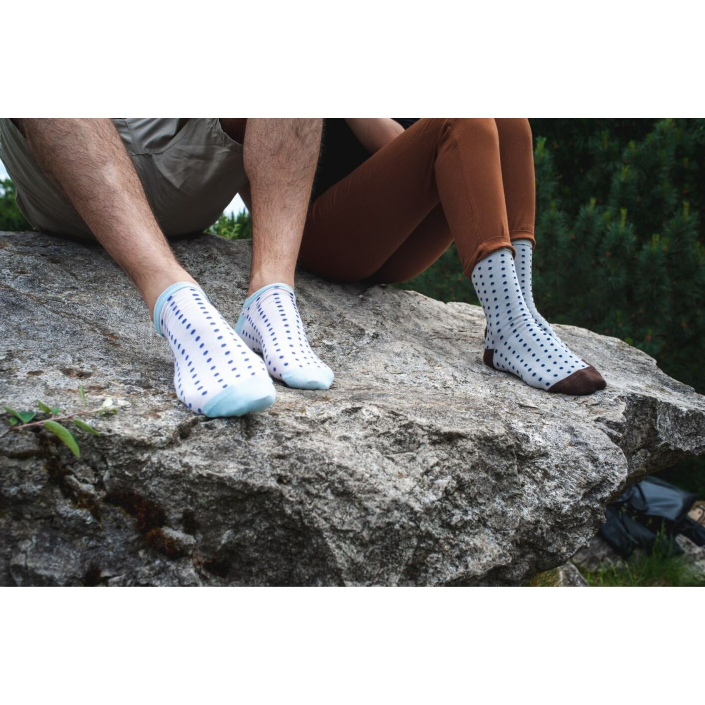 Stopki Kropki Fiolet