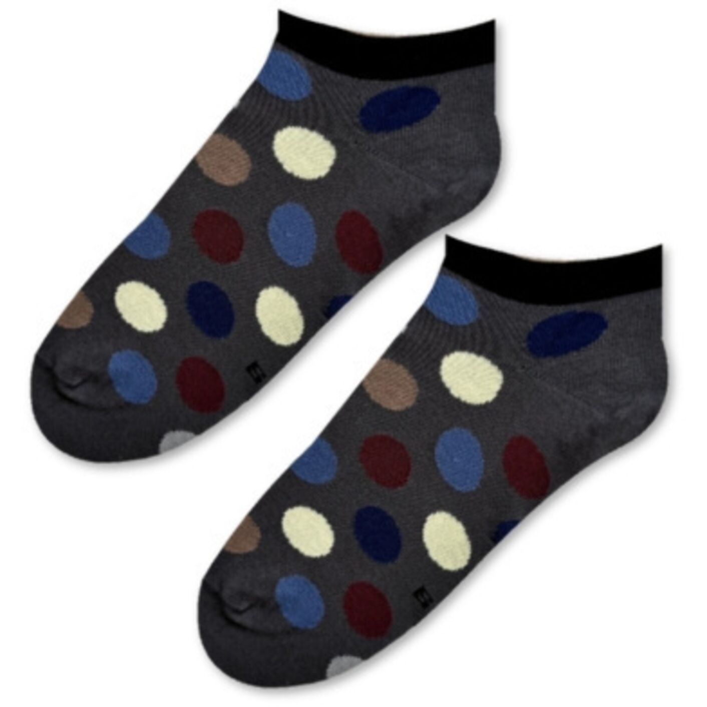 Stopki Ogromne Kropki Ciemno-Szary