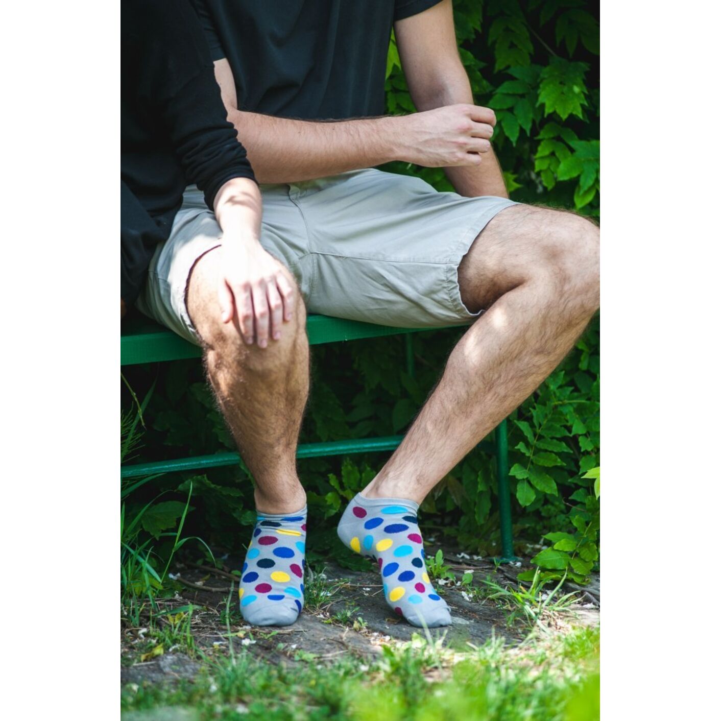 Stopki Ogromne Kropki Jasno-Szary