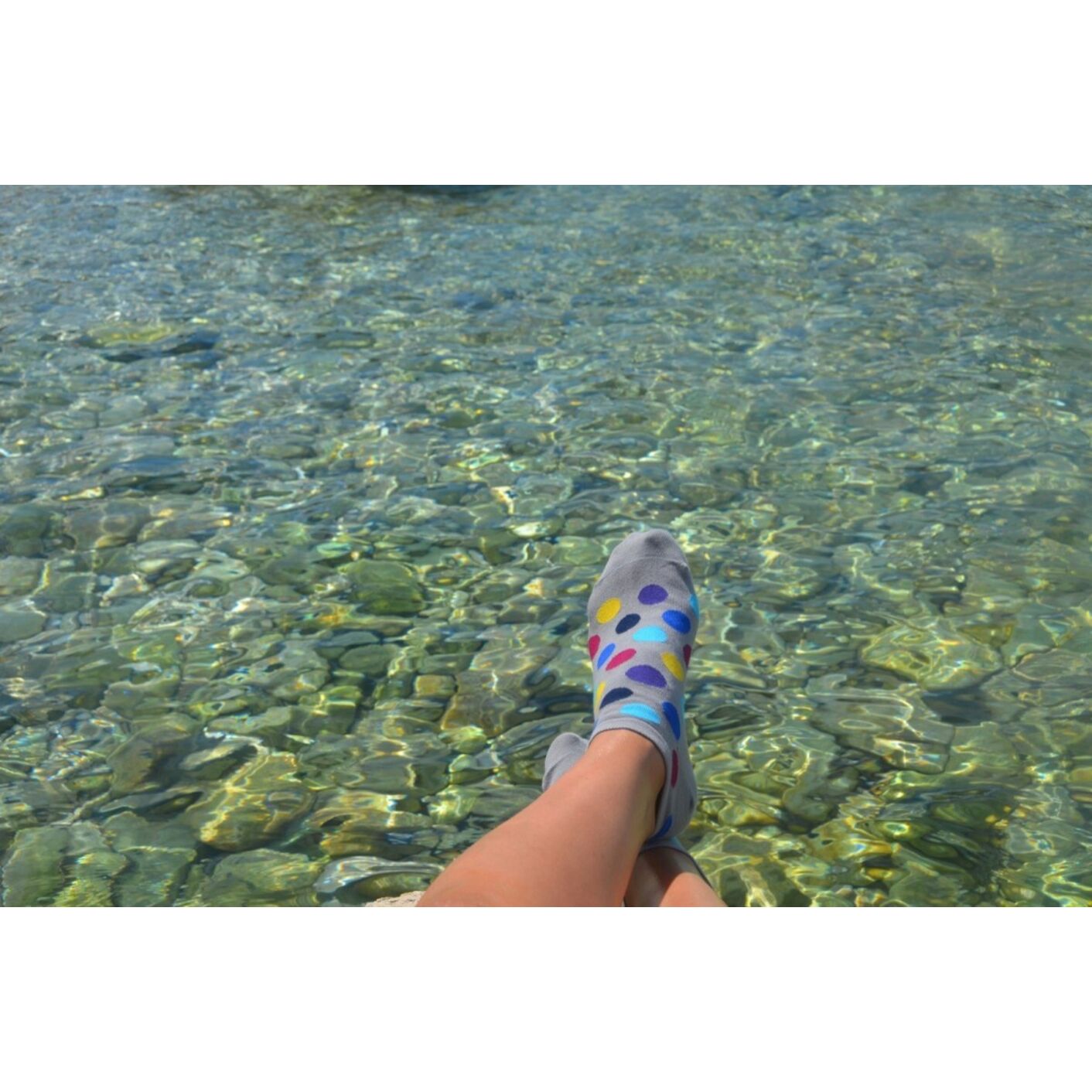 Stopki Ogromne Kropki Jasno-Szary