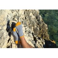 Stopki Paski Pionowe z Musztardą