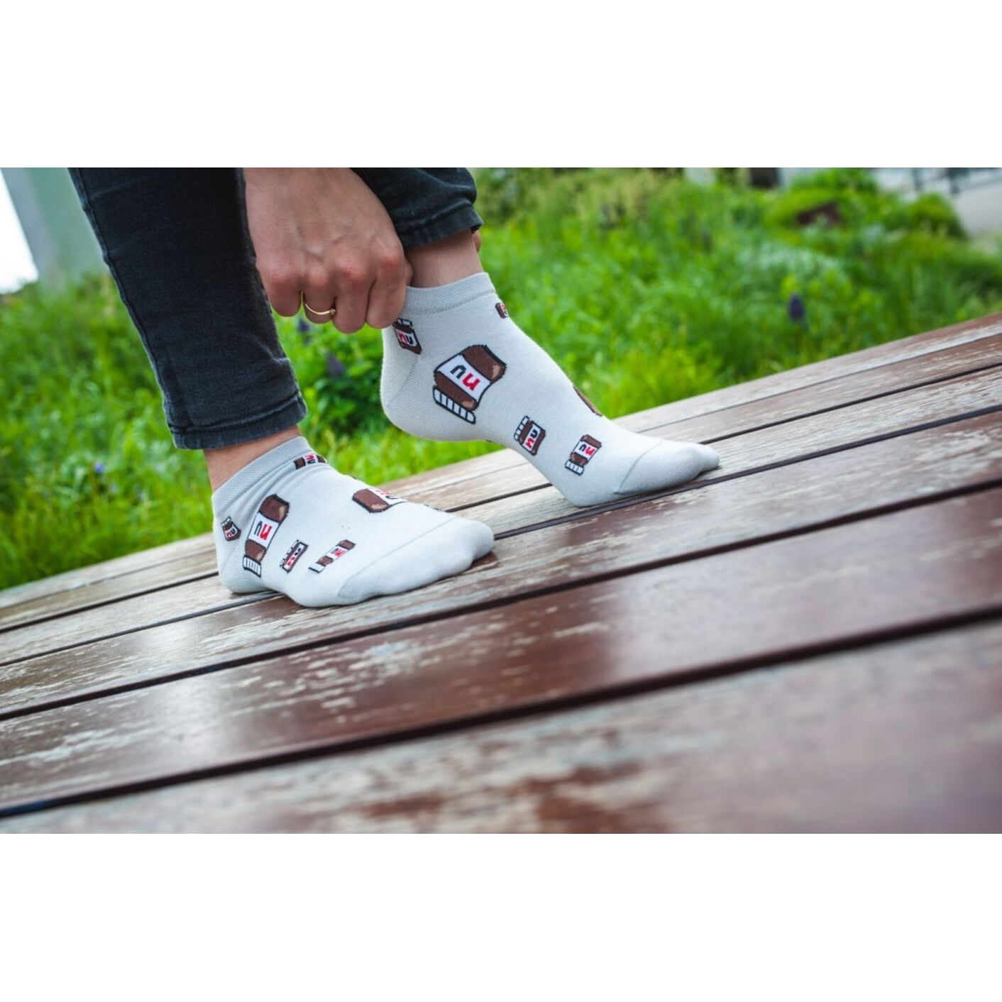 Stopki Słoiczek Czekolady z Szarym