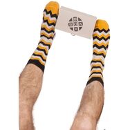 Zygzak Musztarda Czerń i Beż