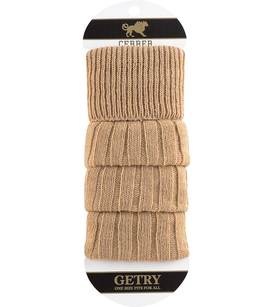 Getry wełniane - beż