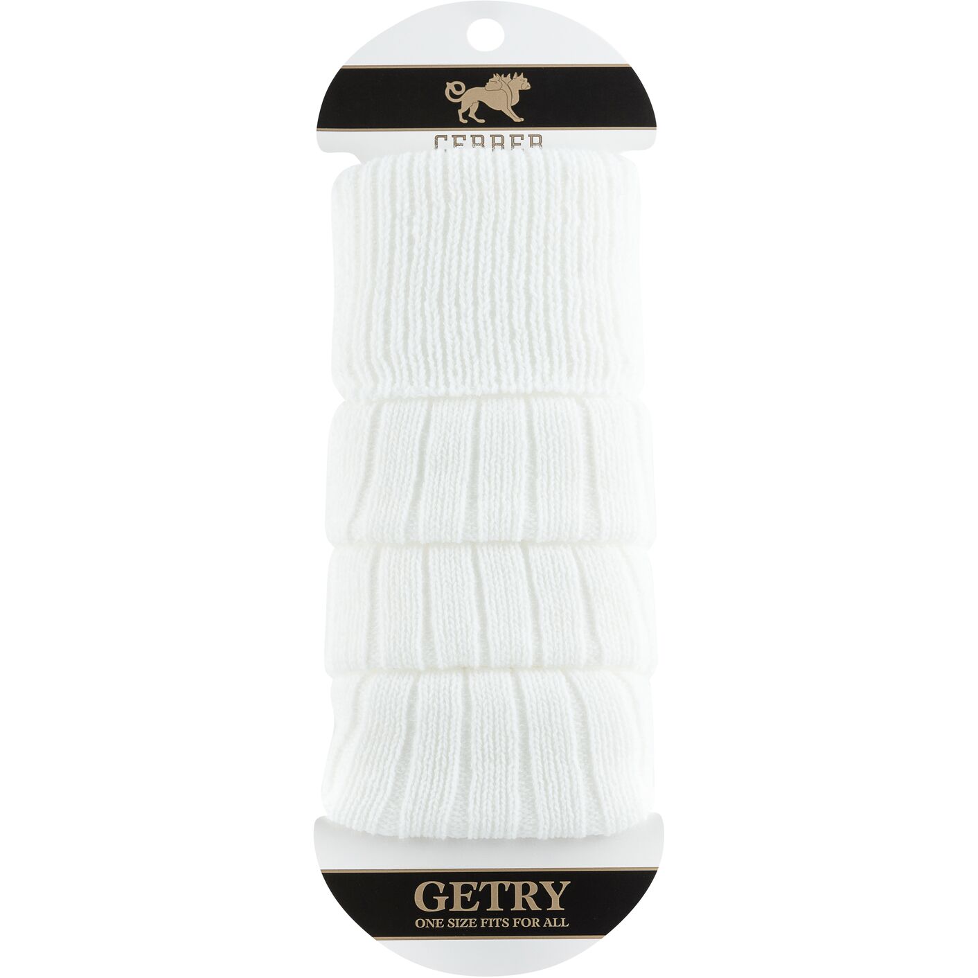 Getry wełniane - białe