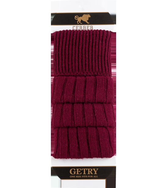 Getry wełniane - bordo