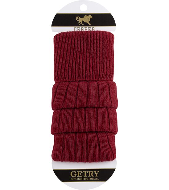 Getry wełniane - ceglasty