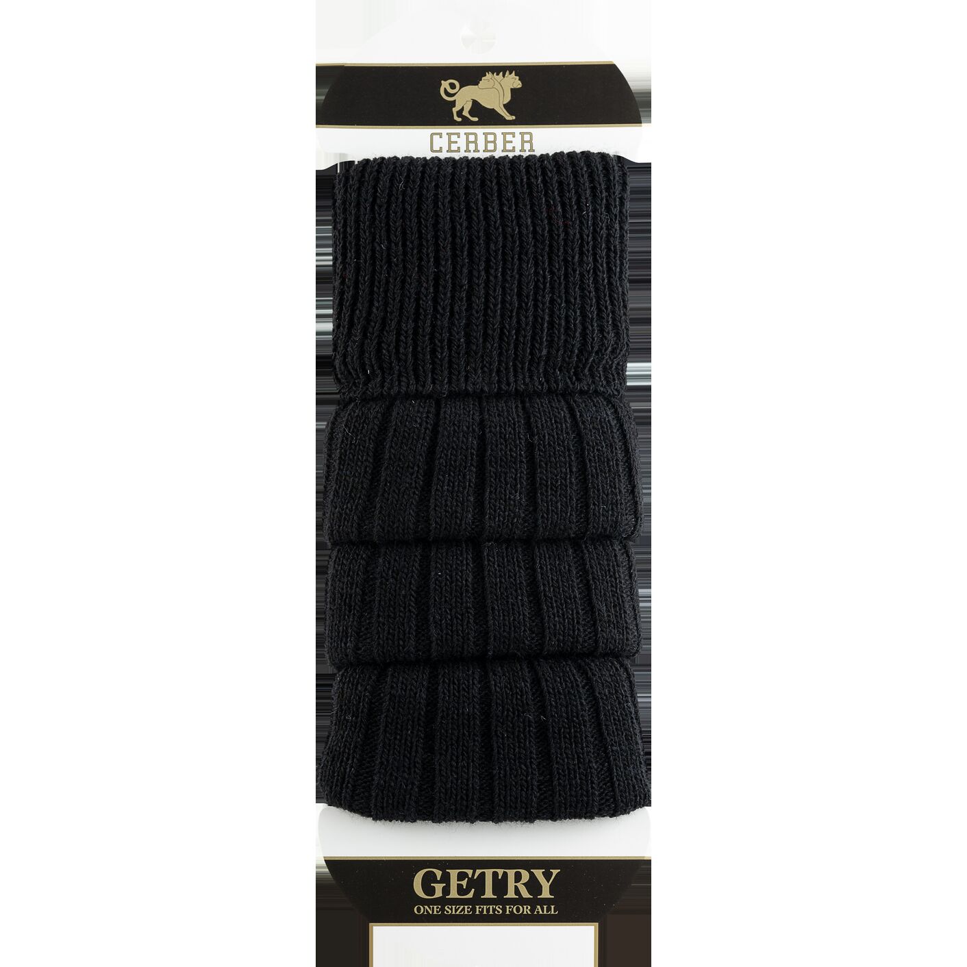 Getry wełniane - czarne