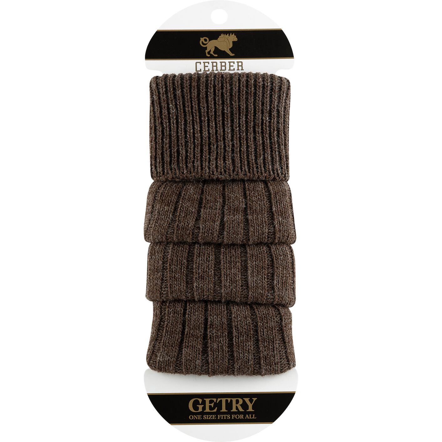 Getry wełniane - czekolada