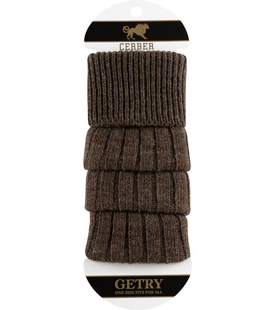 Getry wełniane - czekolada