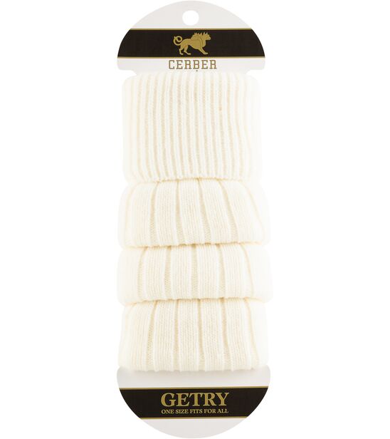 Getry wełniane - ecru