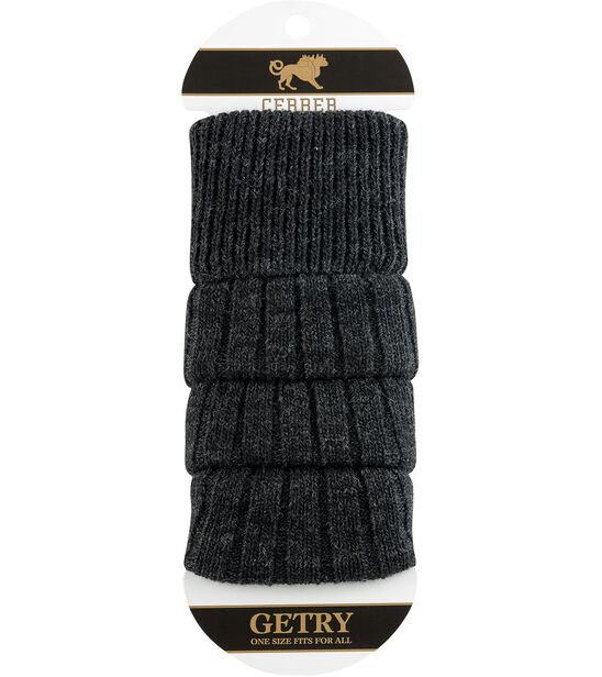 Getry wełniane - grafit