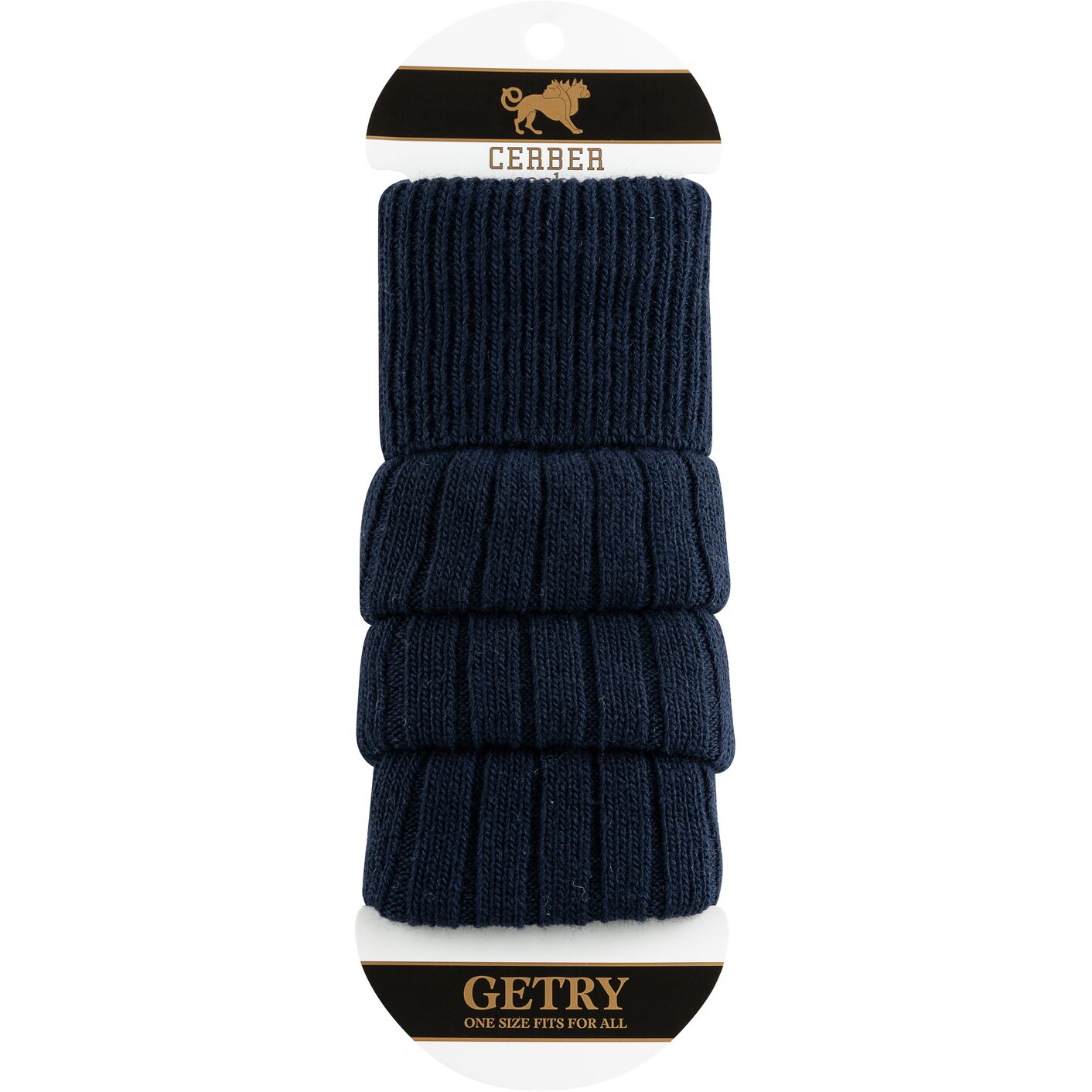 Getry wełniane - granat