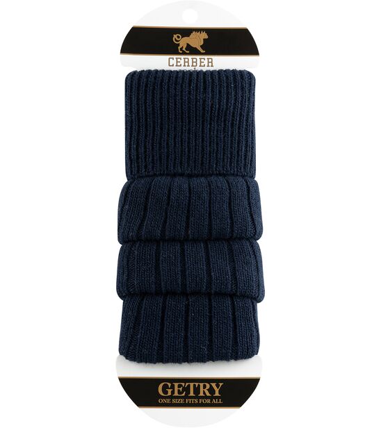 Getry wełniane - granat