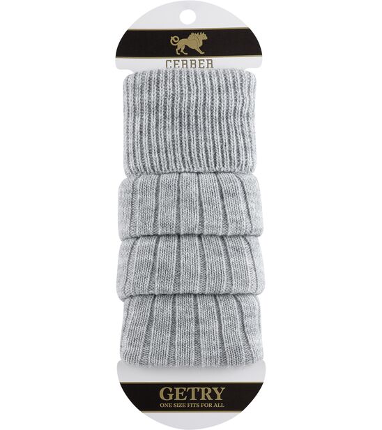 Getry wełniane - jasno szary