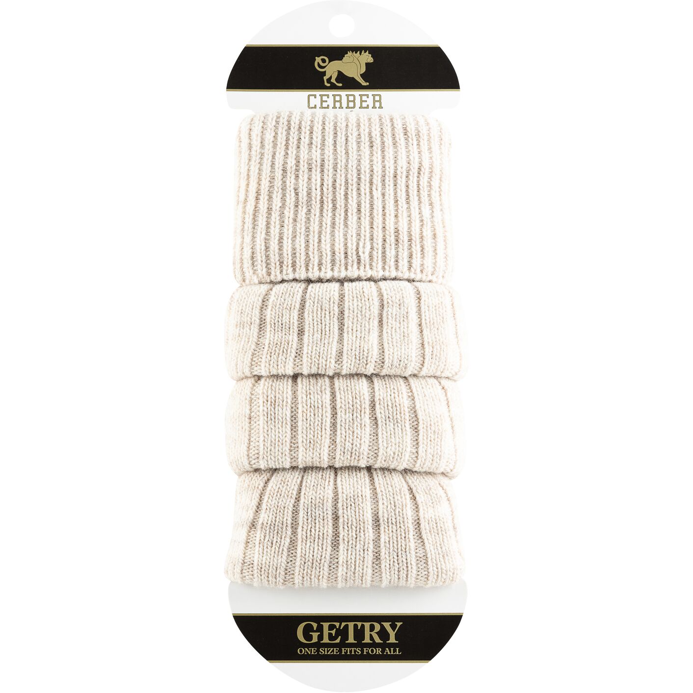 Getry wełniane - jasny beż