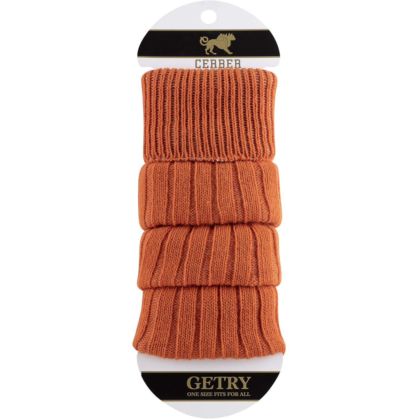 Getry wełniane - pomarańcza