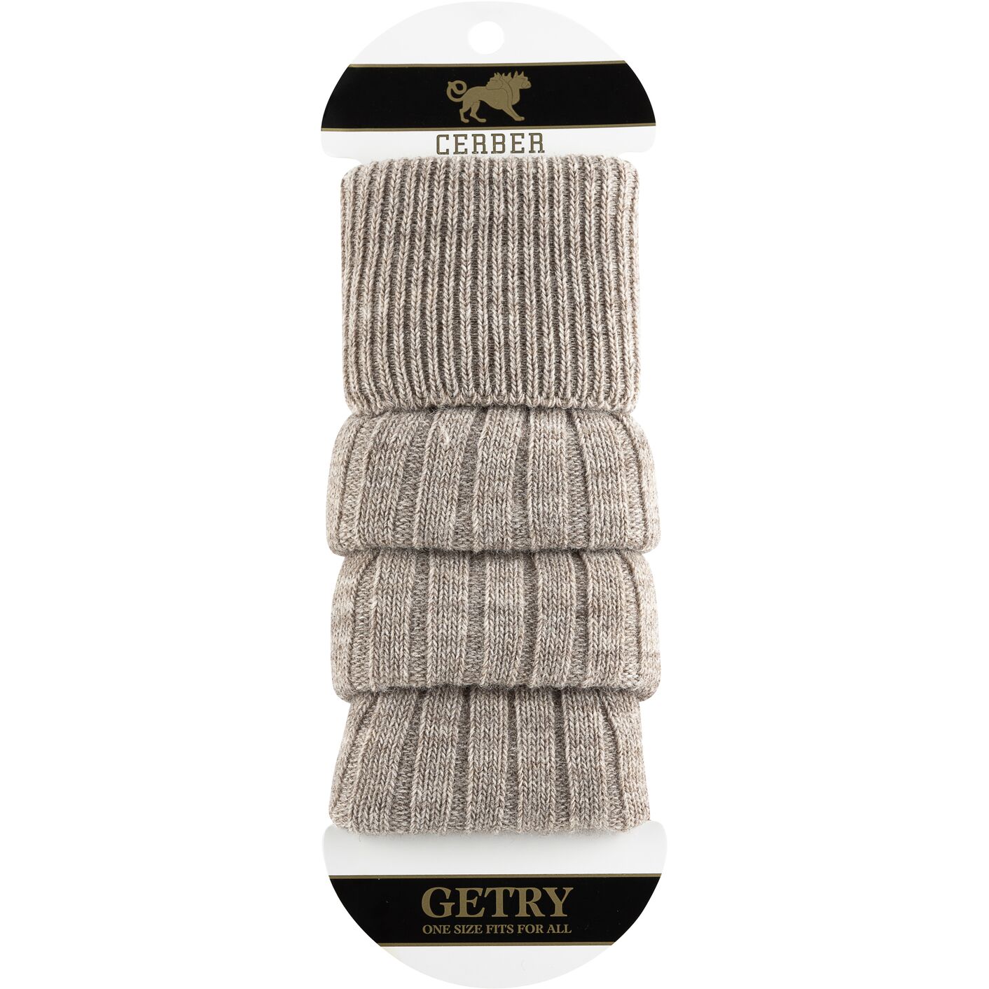 Getry wełniane - średni beż