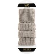 Wełniane getry - średni beż