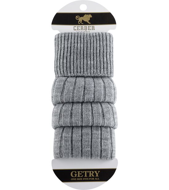 Getry wełniane - średnio szary