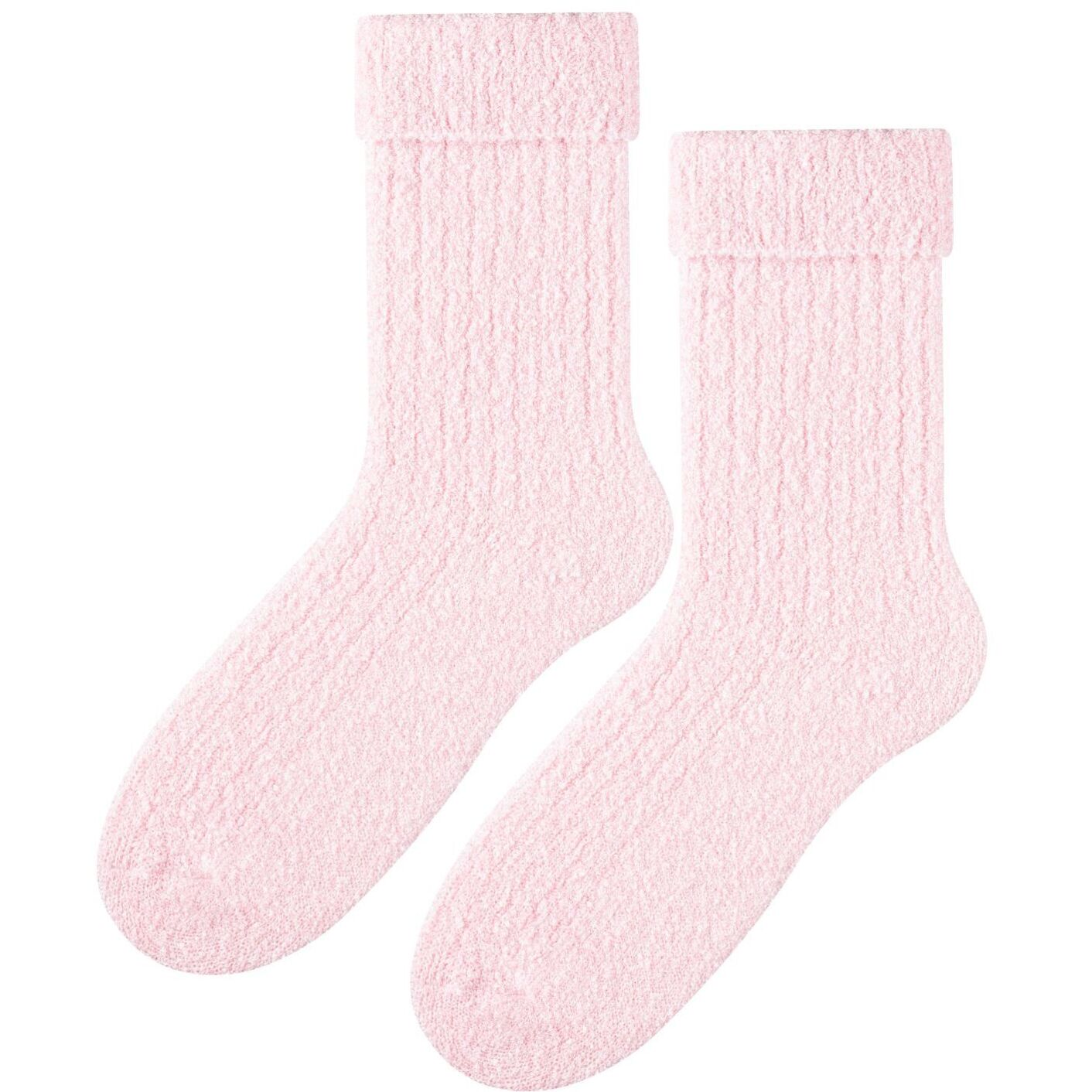 Skarpetki bukla - jasny róż