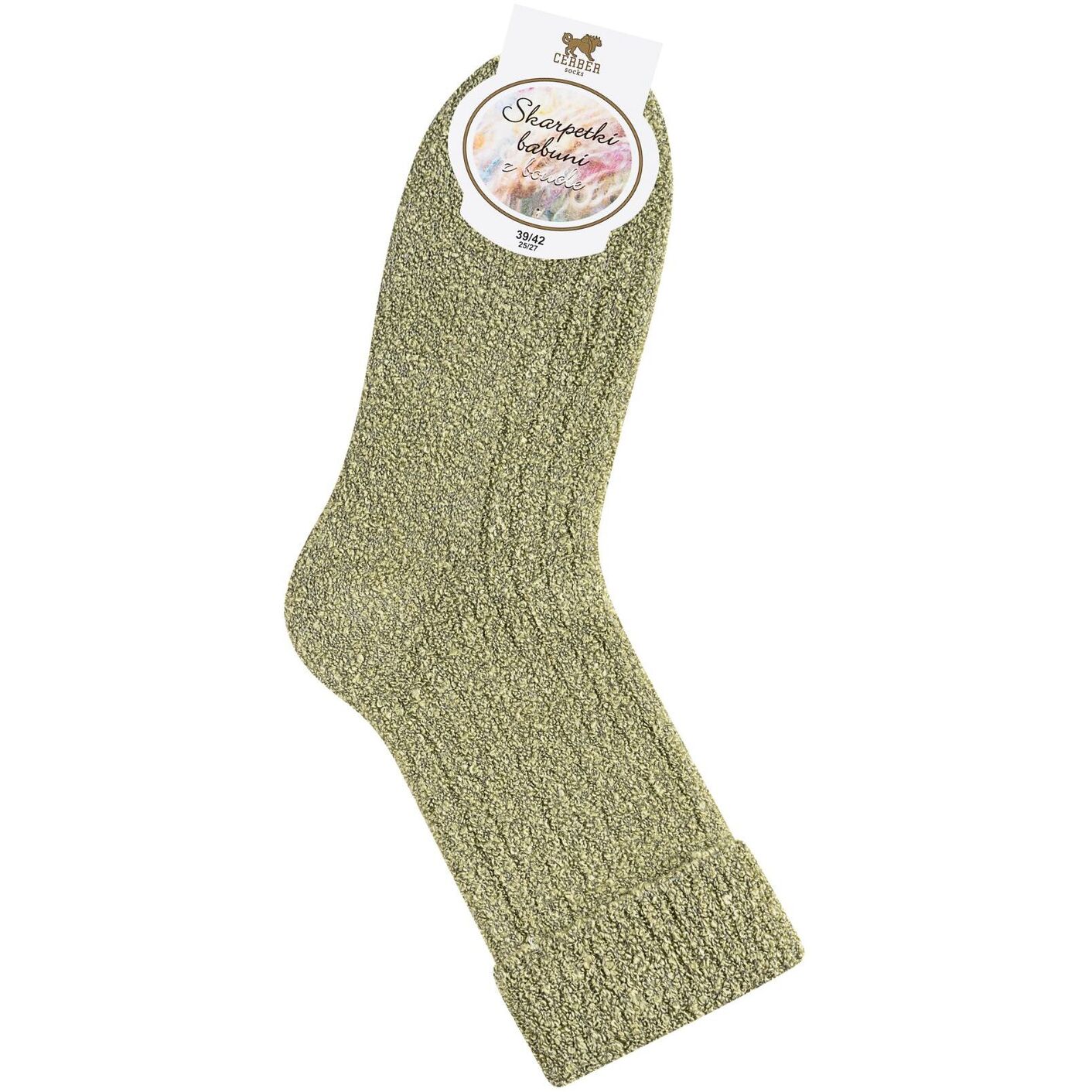 Skarpetki bukla - groszek