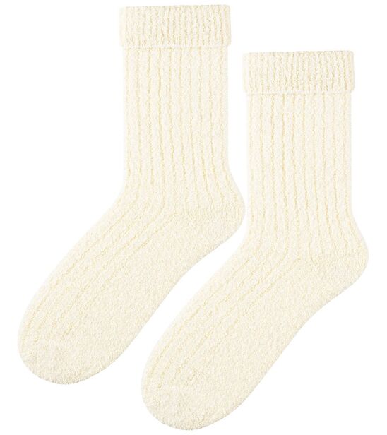 Skarpetki bukla - ecru