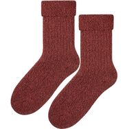 Skarpetki z buklą - ceglaste