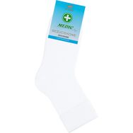 Skarpetki medyczne bezuciskowe frotte - białe