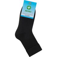 Skarpetki medyczne bezuciskowe frotte - czarne