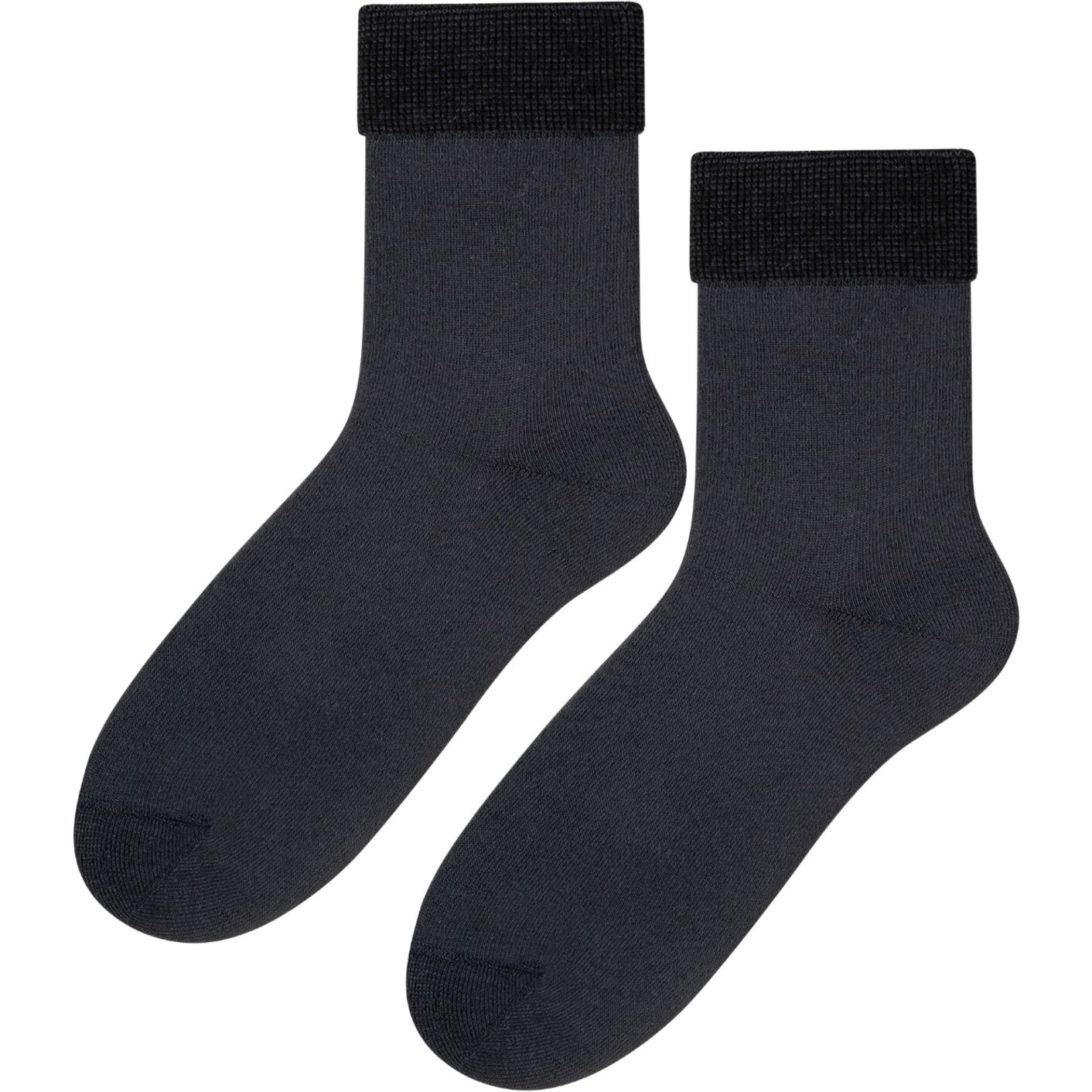 Skarpetki medyczne bezuciskowe frotte - grafit