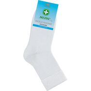 Skarpetki medyczne bezuciskowe frotte - popiel