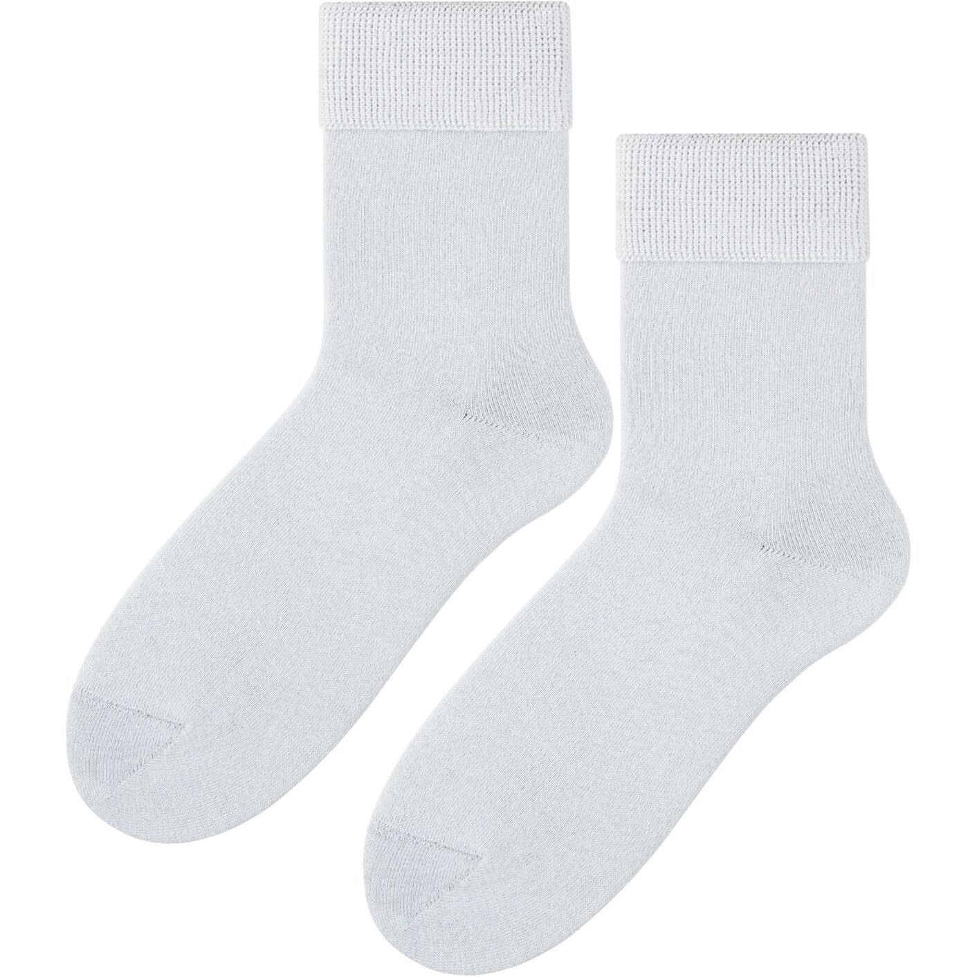 Skarpetki medyczne bezuciskowe frotte - popiel