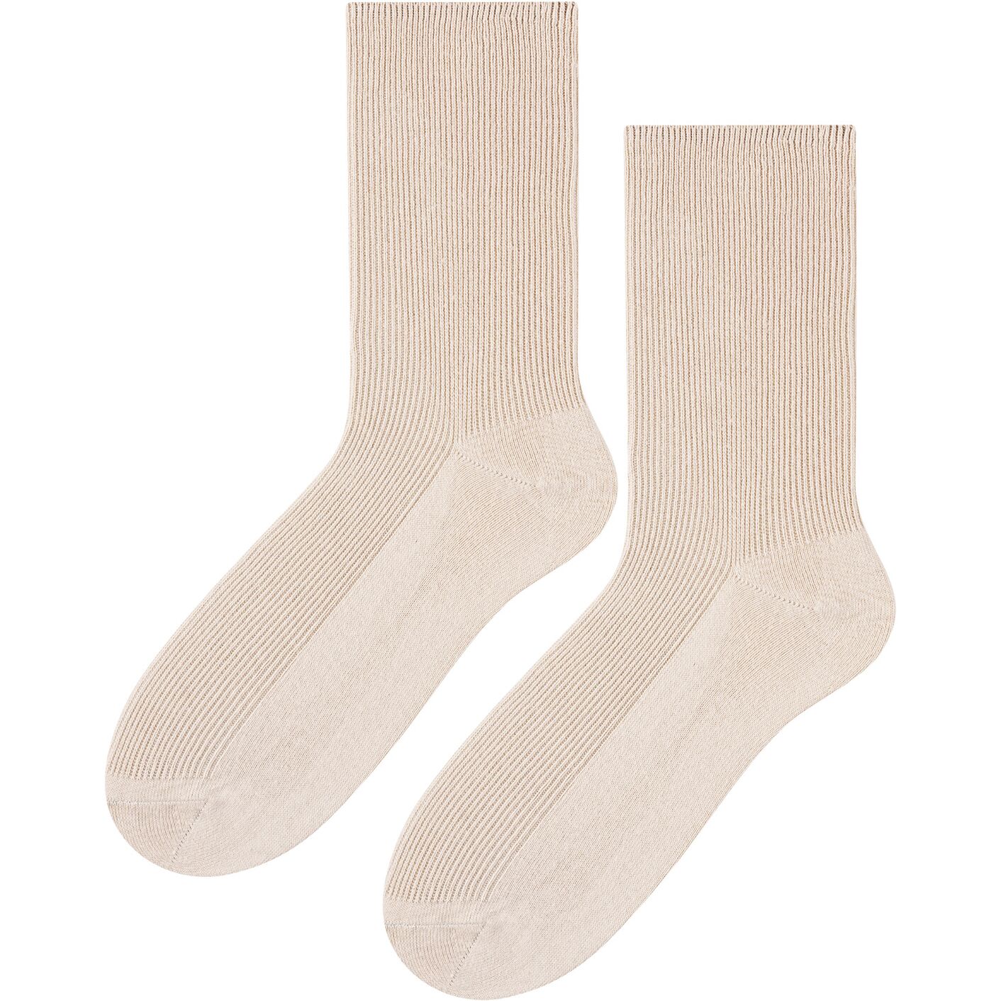 Skarpetki bezuciskowe medyczne profilaktyczne - beż