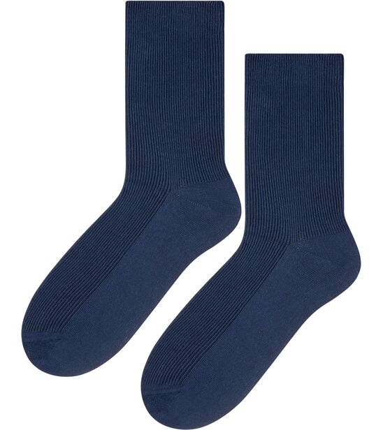 Skarpetki bezuciskowe medyczne profilaktyczne - granat