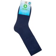 Skarpetki medyczne bezuciskowe bambus - granat