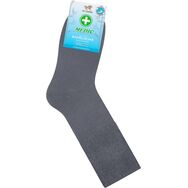Skarpetki medyczne bezuciskowe bambus - szary