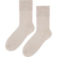 Skarpetki medyczne bezuciskowe bambus - beżowe