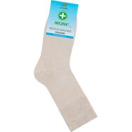 Skarpetki medyczne bezuciskowe bambus - beżowe