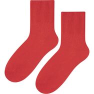 Skarpetki damskie bezuciskowe - czerwone