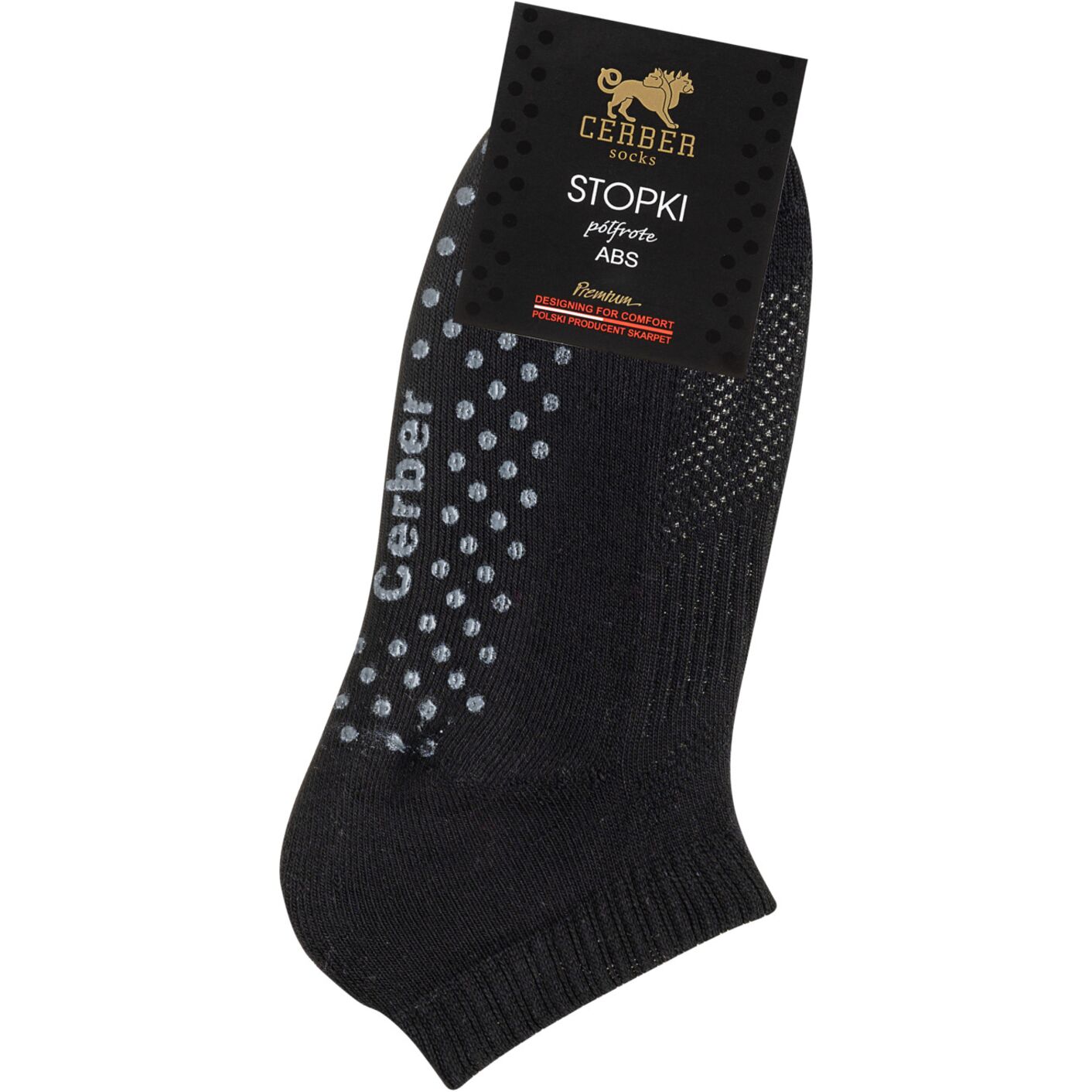Skarpetki stopki antypoślizgowe - czarny