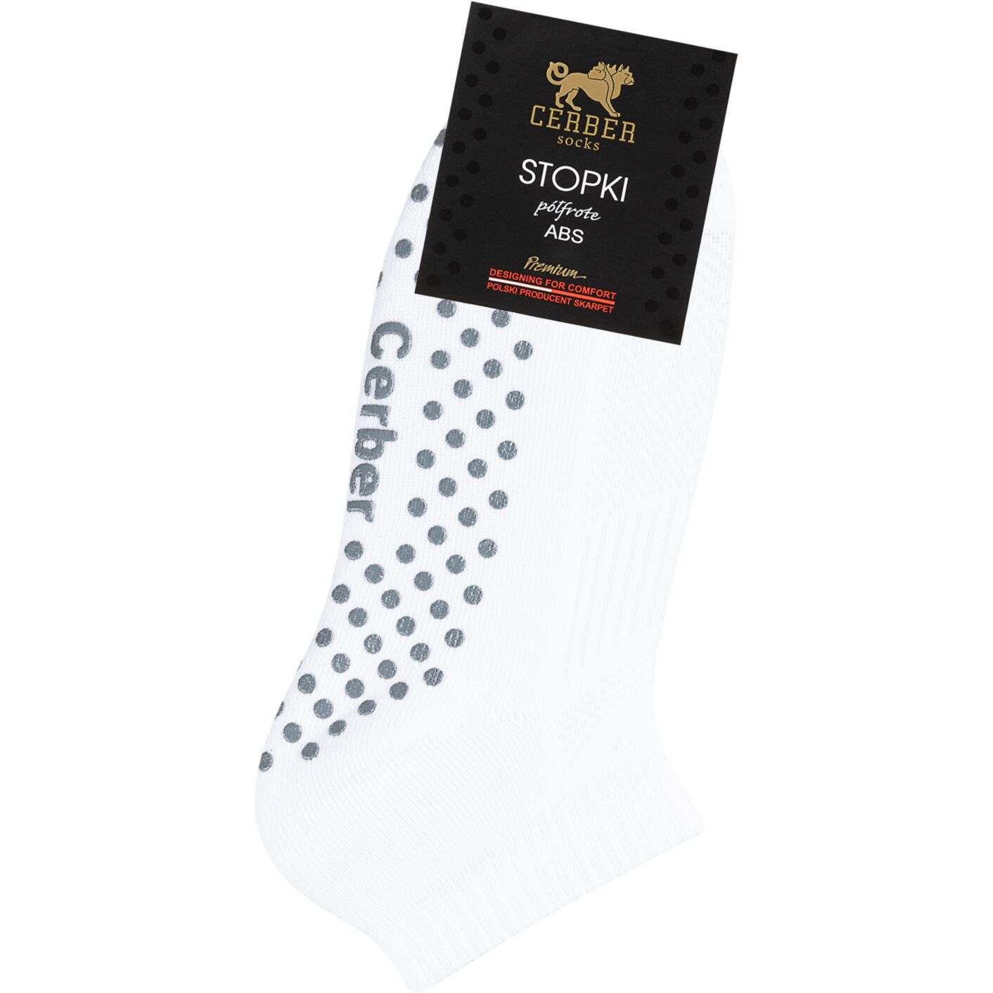 Skarpetki stopki antypoślizgowe - biały
