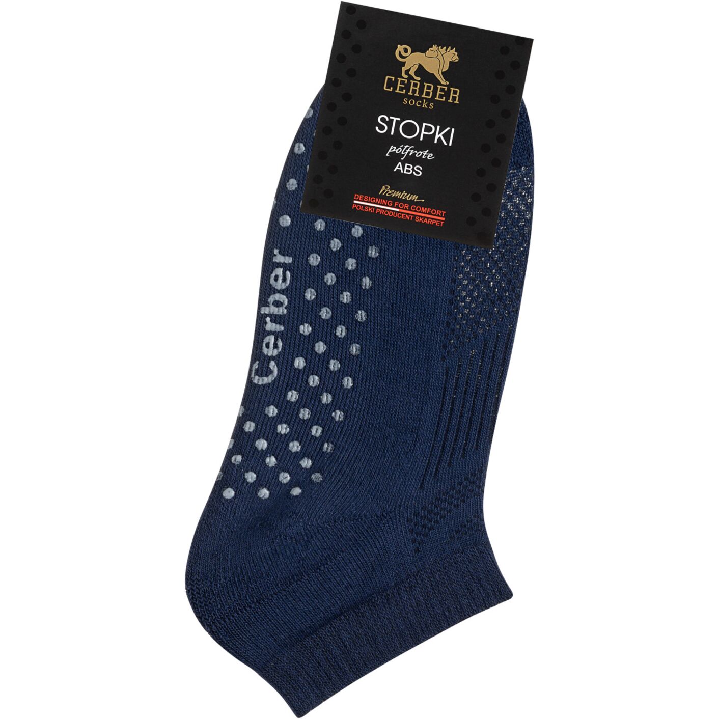 Skarpetki stopki antypoślizgowe - granat